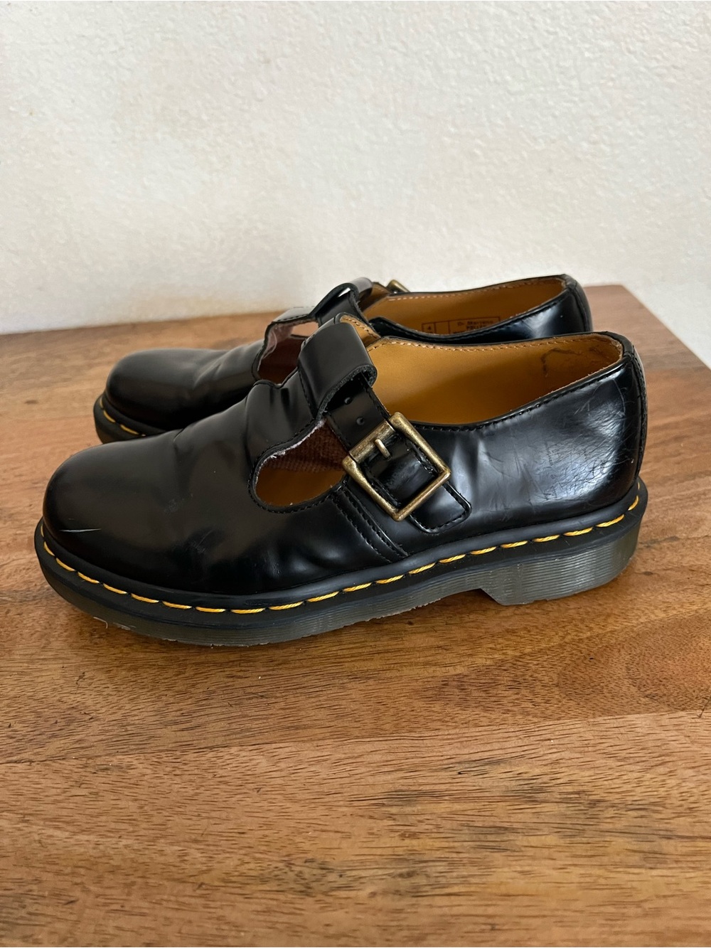 Dr. Martens Polley Womens Full Grain T Bar Mary Jane Size 6 - Picture 10 of 13